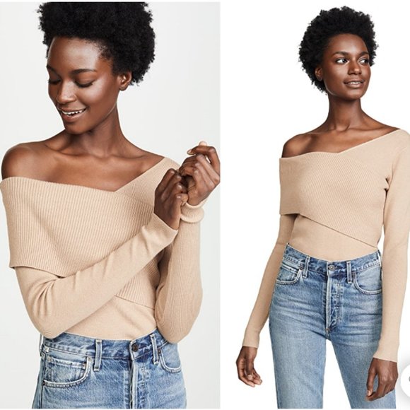 NWOT Line & Dot Sylvie Sweater, Size XS, Color Sand - Picture 1 of 7